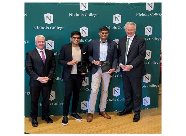 Nishant-Nikhil-Rathi-Felicitated-at-Alma-Mater-Nichols-College-for-Entrepreneurial-Leadership
