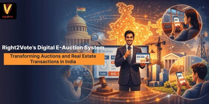 Transparent Digital Auction System, Right2Vote, Real Estate Auctions, Digital E-Auction India